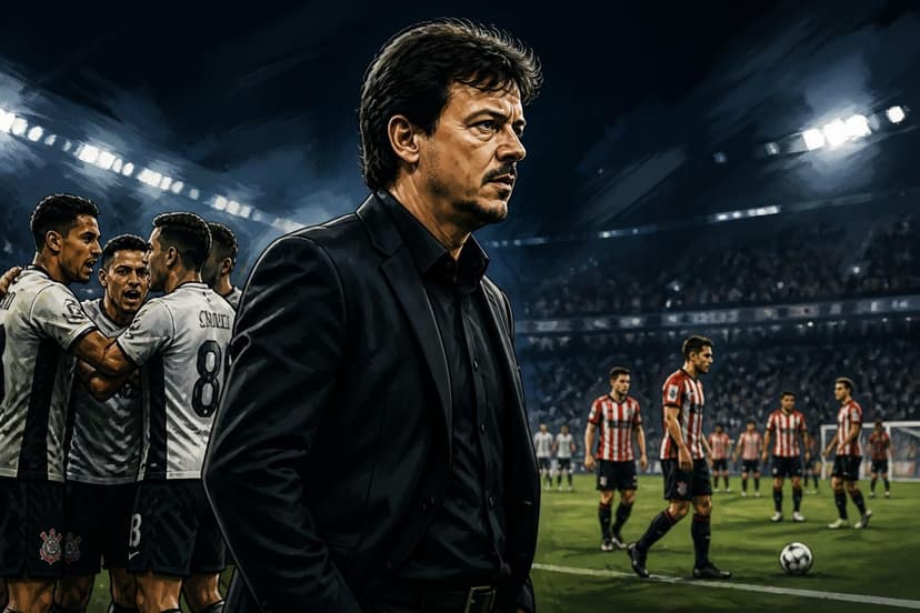 Diniz elogia postura defensiva do Corinthians no empate com Estudiantes