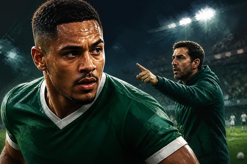 Vitor Roque melhora no Palmeiras após cobrança de Abel