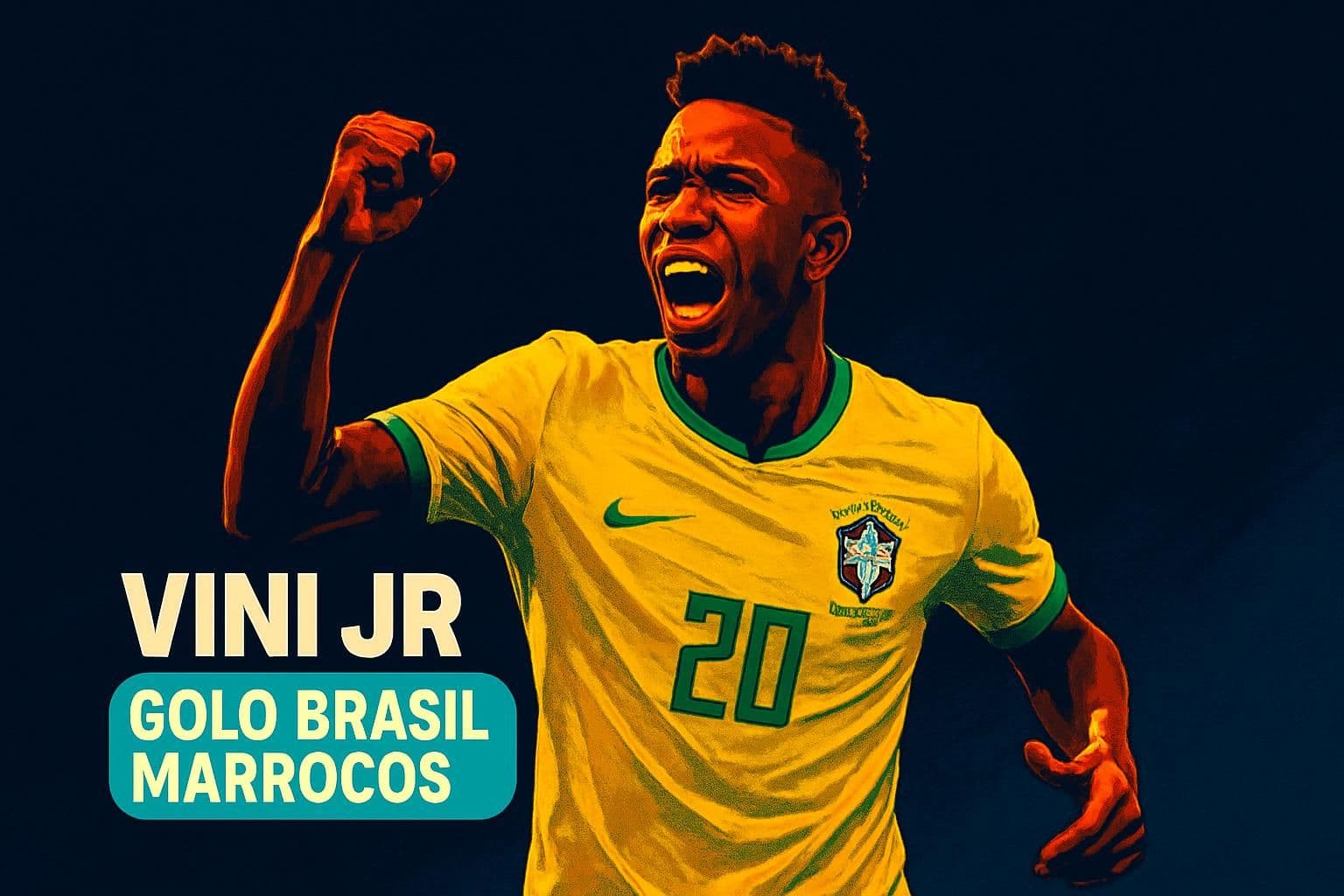 Vini Jr marca 9º gol pelo Brasil e soma 16 participações