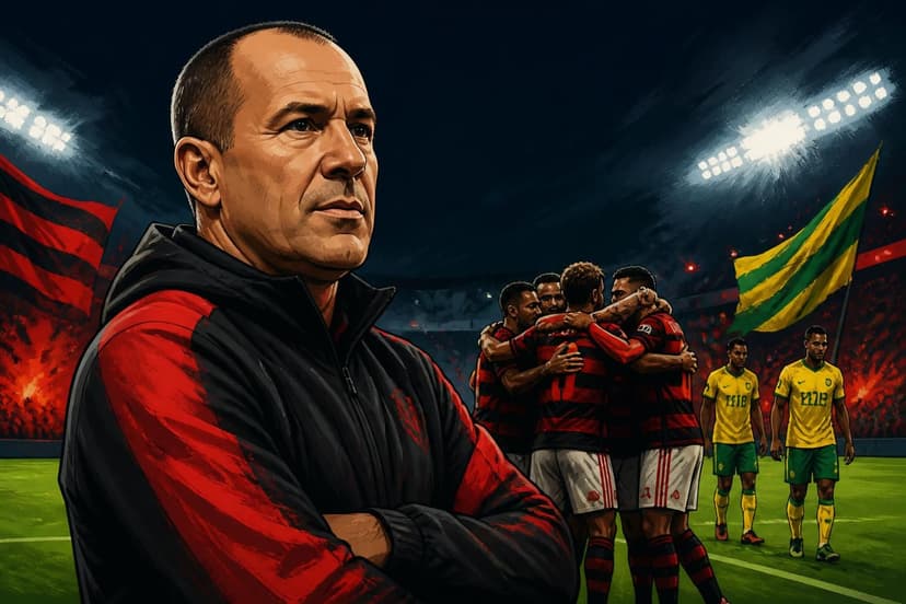 Jardim avalia evolução do Flamengo após goleada