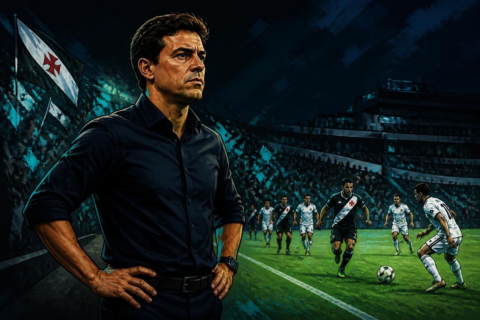 Vasco empata com Olímpia e revela carência ofensiva
