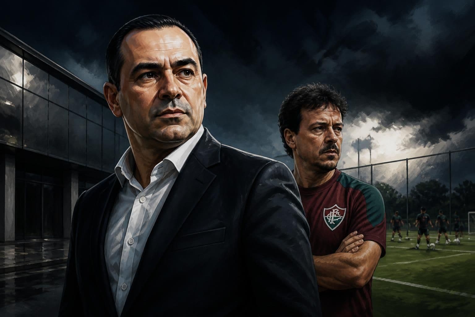 Marcelo Paz apoia Fernando Diniz no Corinthians