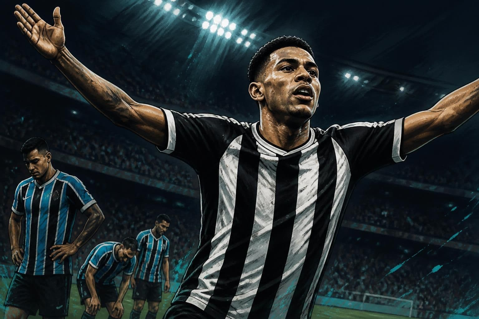 Vasco vence Grêmio por 2 a 1 e iguala pontos