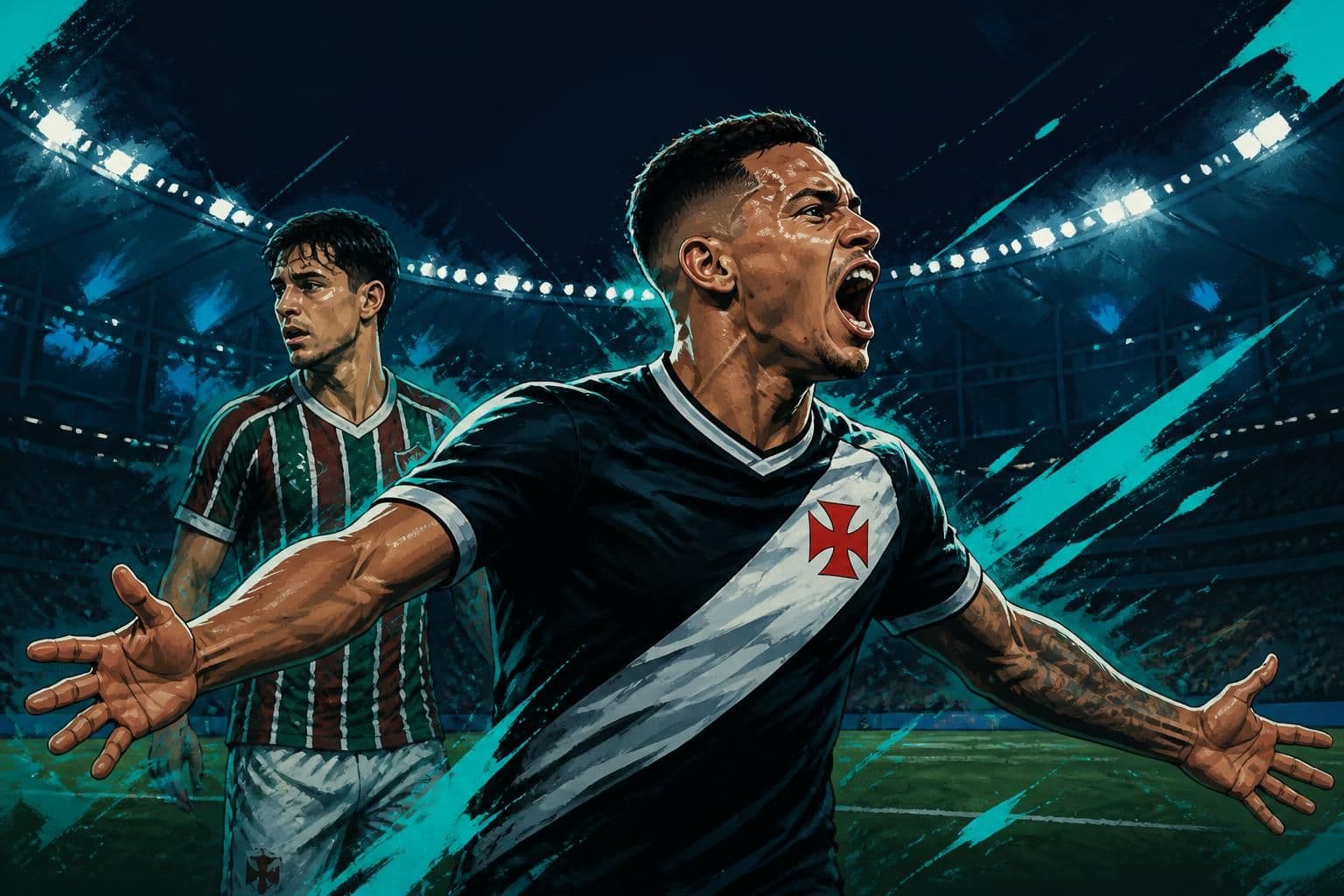 Brenner decide e garante Vasco nas oitavas da Copa do Brasil