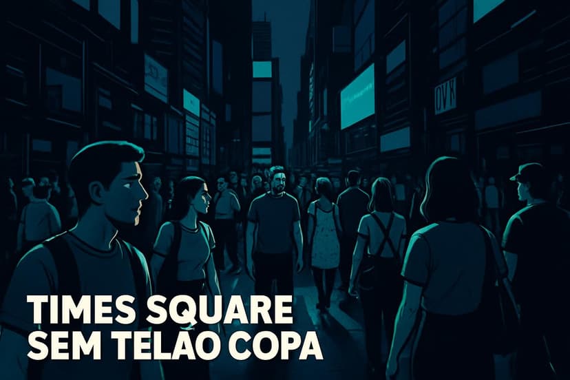 México abre Copa do Mundo em NY: Times Square sem clima