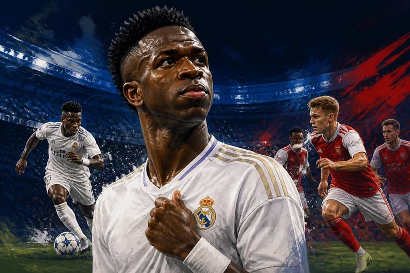 Arsenal monitora situação de Vini Jr. no Real Madrid