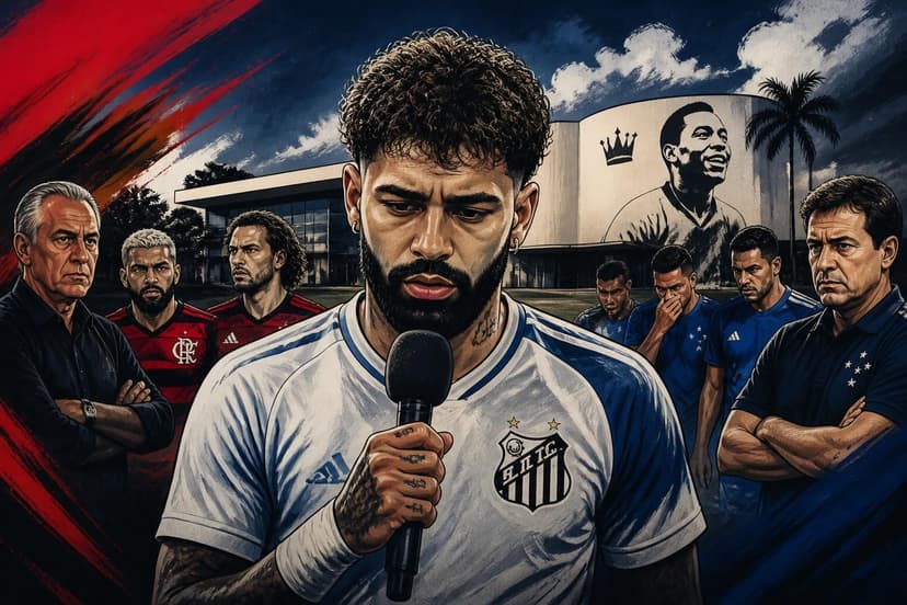 Gabigol pede desculpas ao Santos após polêmica com Flamengo e Cruzeiro