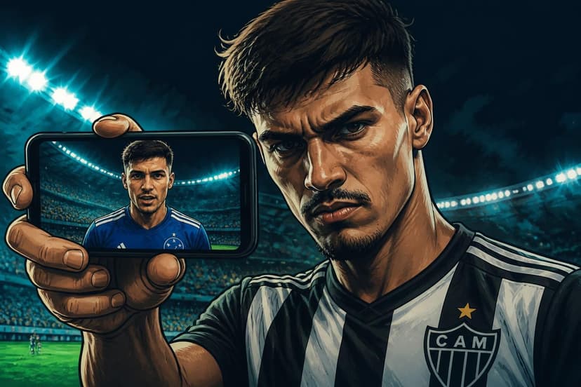 Ruan provoca Cruzeiro após polêmica no Atlético-MG