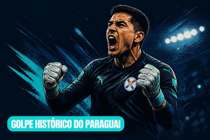 Orlando Gill brilha e coloca Paraguai nas oitavas