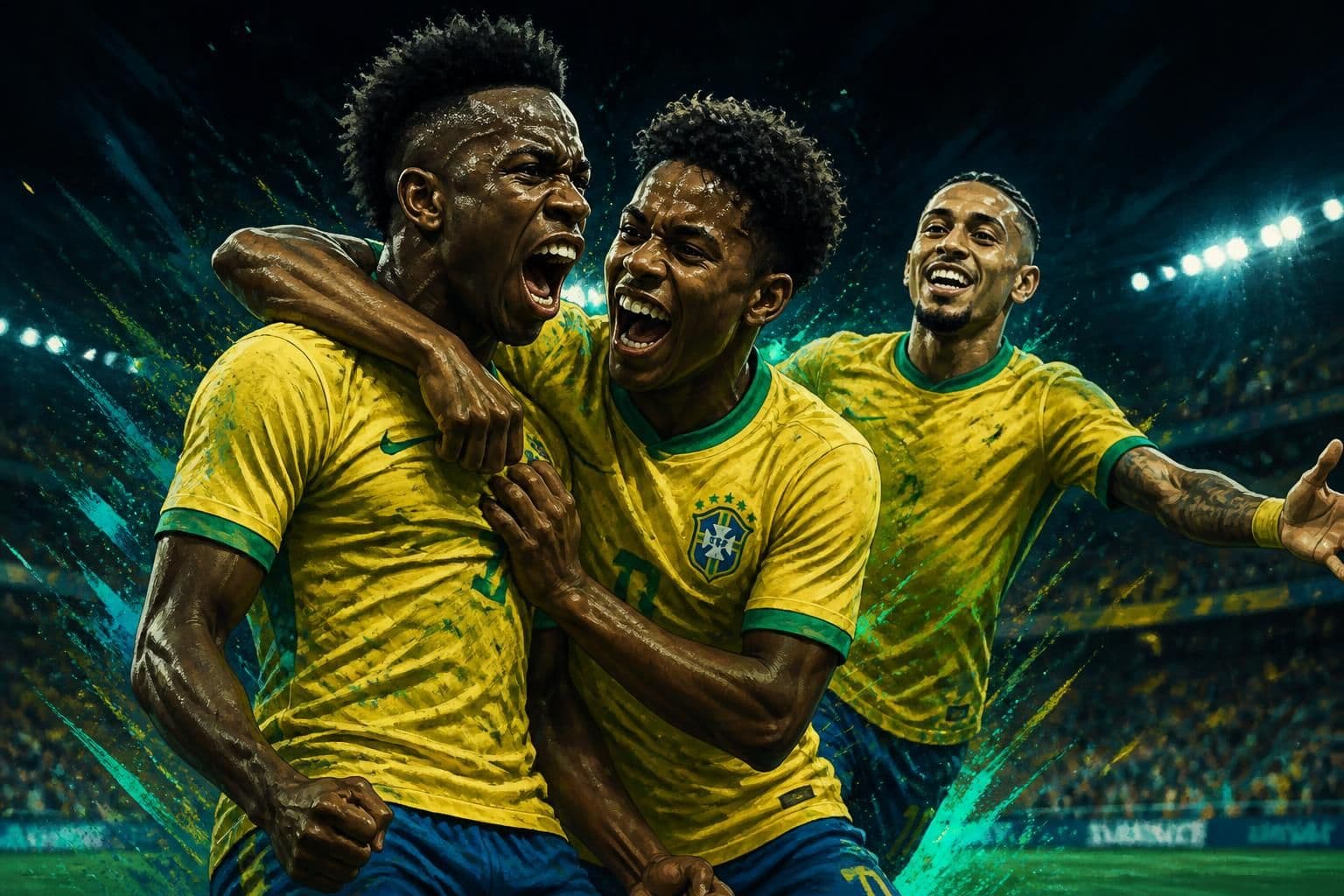 Marca elogia trio de ataque da Seleção Brasileira