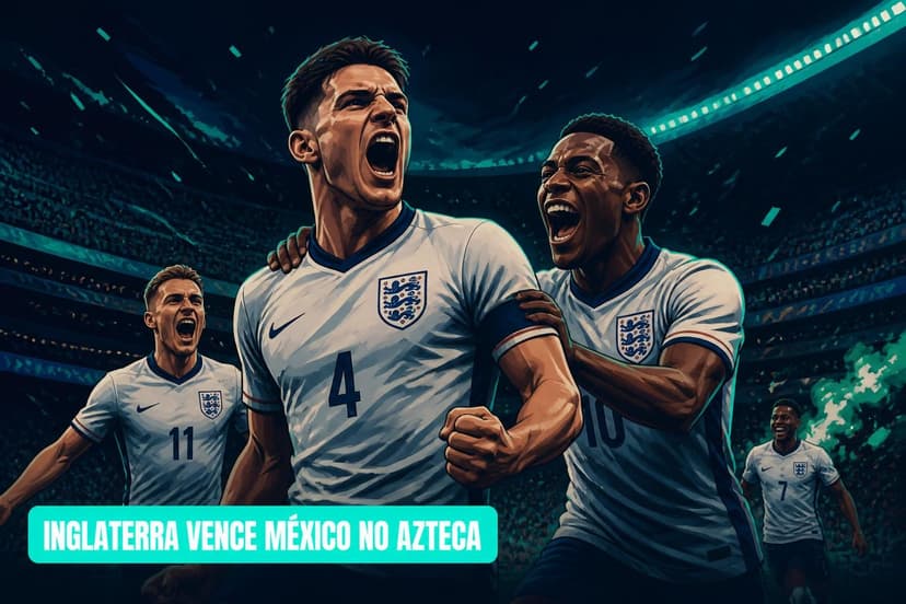 Inglaterra vence México por 3x2 e avança nas oitavas de final