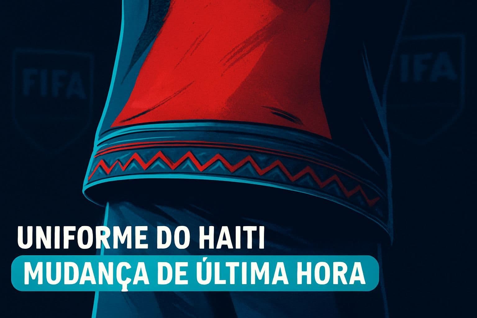 Haiti muda uniforme após ordem da Fifa