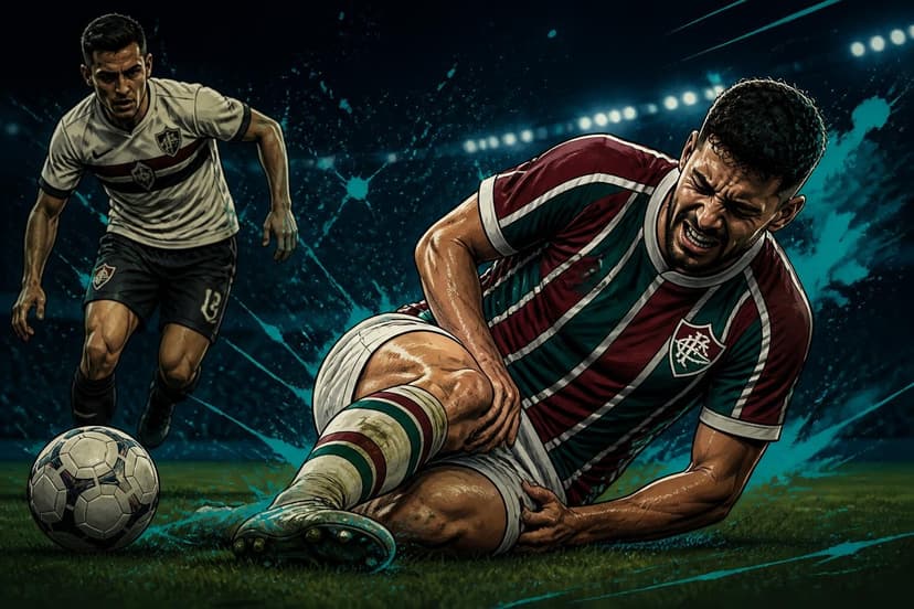 Ignácio lesão Fluminense Platense Libertadores