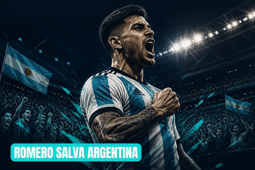 Romero salva Argentina de Cabo Verde na prorrogação