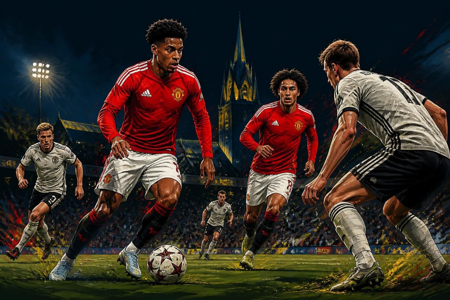 Manchester United goleia Rosenborg com Andrey Santos