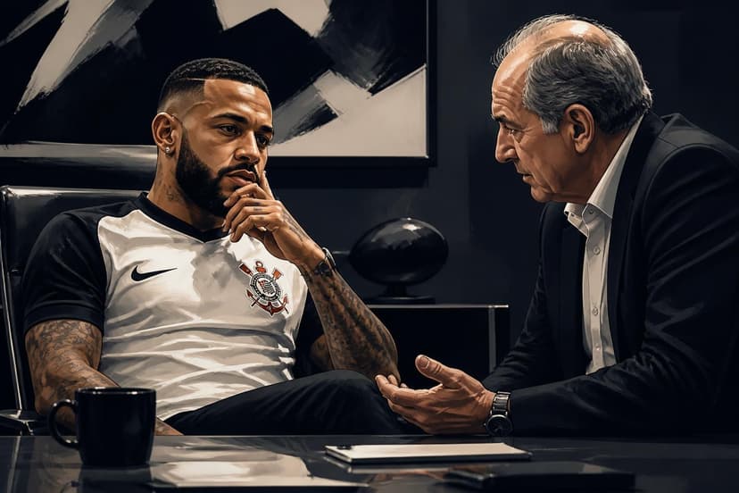 Memphis Depay adia volta para renovar com Corinthians