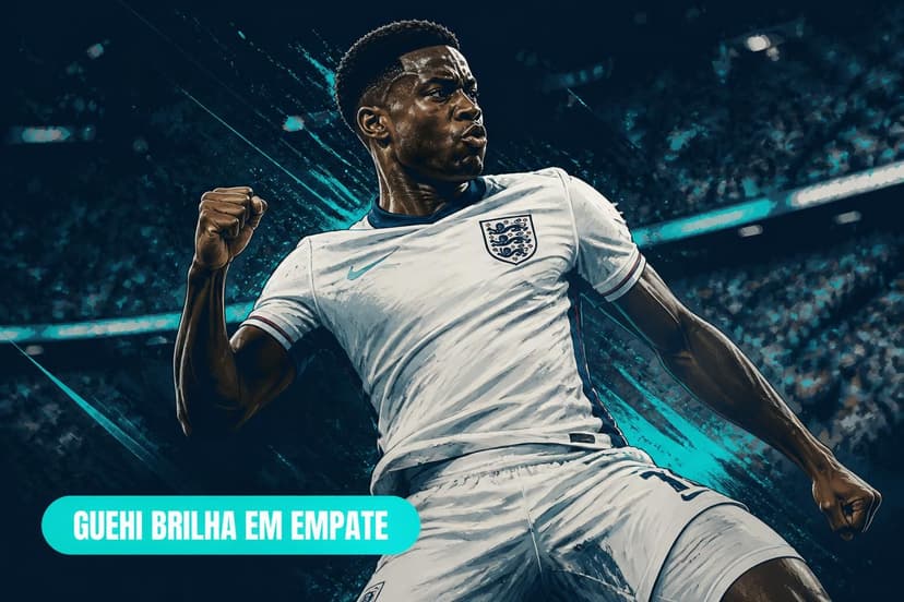 Inglaterra 0 x 0 Gana: Guehi brilha em empate