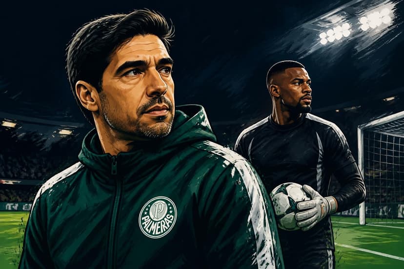Abel Ferreira defende Carlos Miguel após derrota do Palmeiras