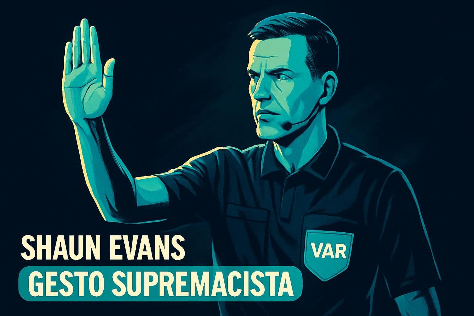 Árbitro VAR é acusado de gesto supremacista na Copa 2026