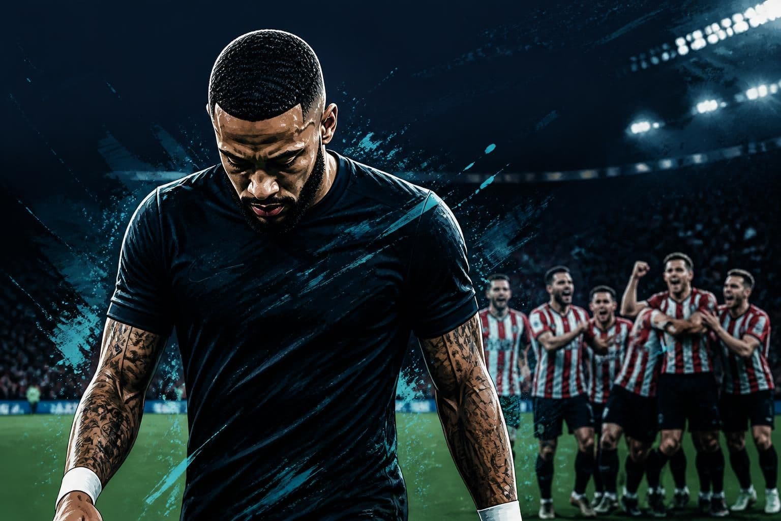 Memphis Depay pede desculpas após erro na Libertadores