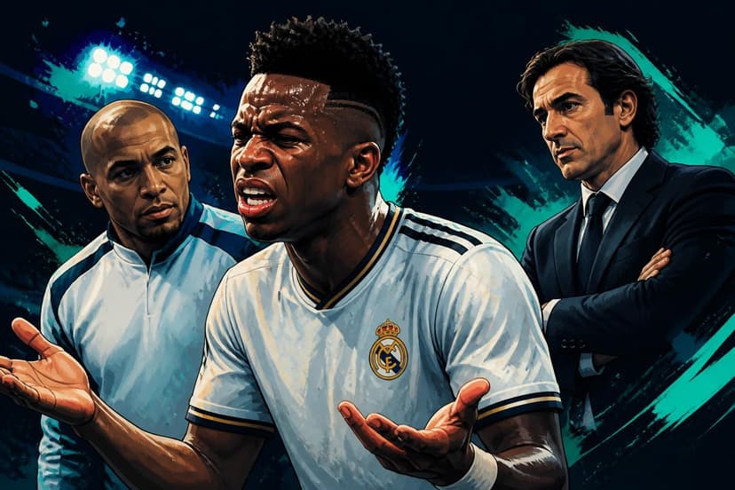 Roberto Carlos critica Alex Calatrava após lance com Vini Jr