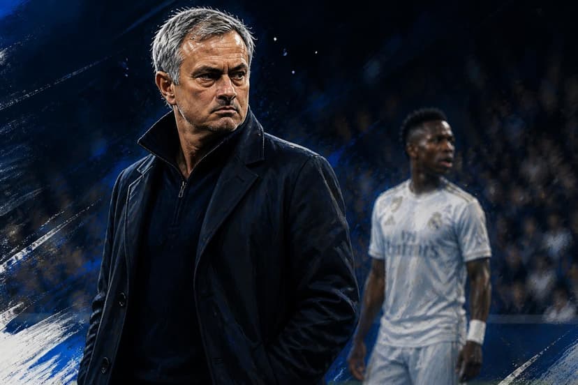 Mourinho defende Vinicius Junior no Real Madrid