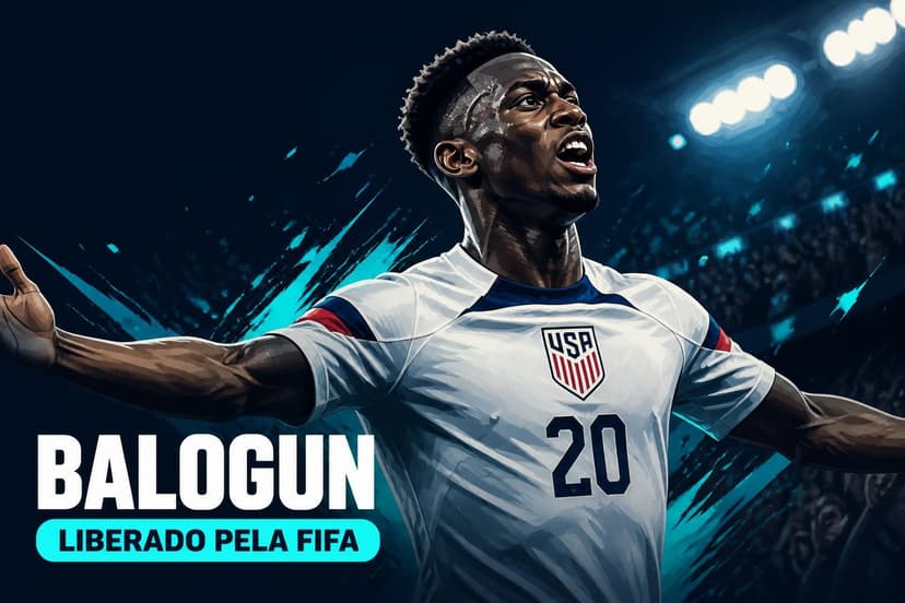 Fifa revoga cartão vermelho de Balogun para oitavas da Copa