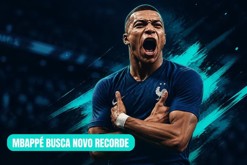 Mbappé pode superar Ronaldo e Leônidas na Copa 2026