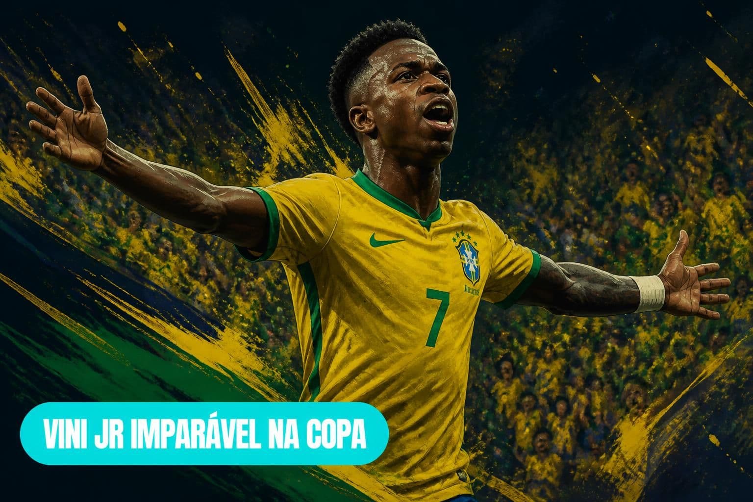 Vini Jr. brilha e amplia números em Copas do Mundo