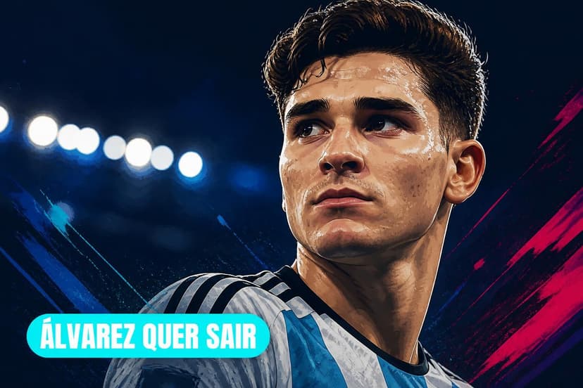 Julián Álvarez pede transferência do Atlético de Madrid