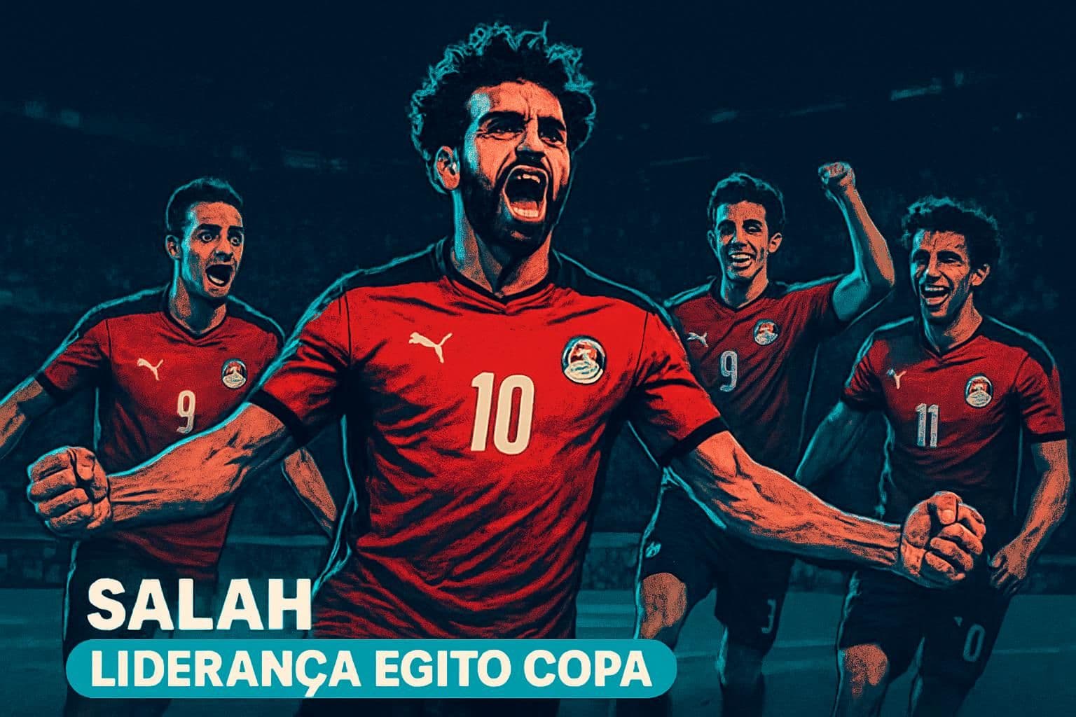 Salah lidera Egito contra Bélgica; legado na Copa é intocável