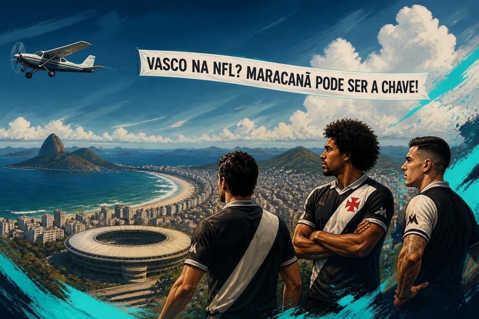 Avião protesta no Rio: O Maracanã também é do Vasco