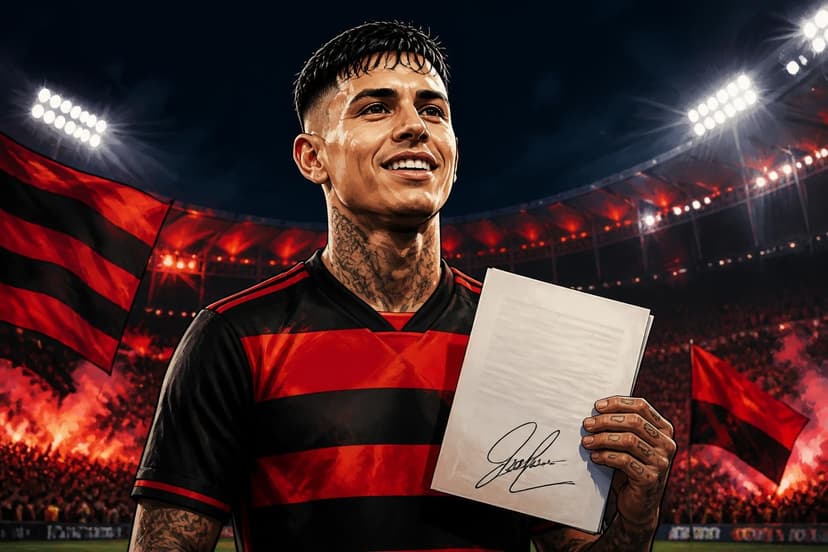 Flamengo renova Erick Pulgar até 2028 e afasta mercado