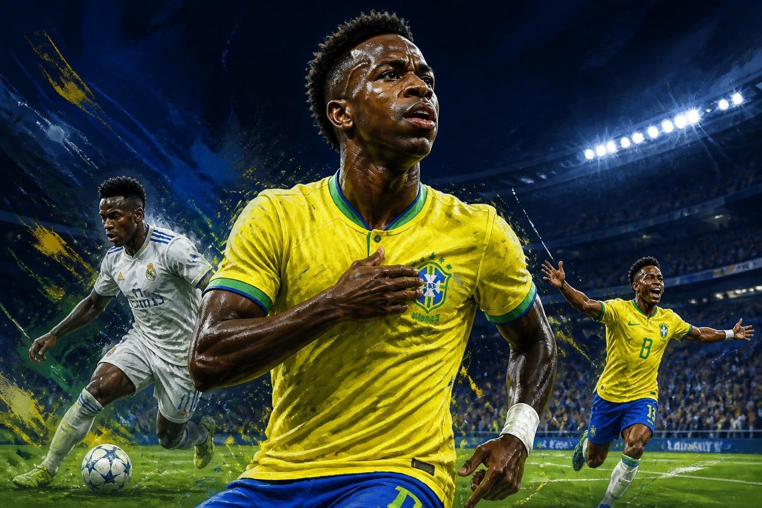 Vini Jr. busca reencontrar futebol na Seleção Brasileira