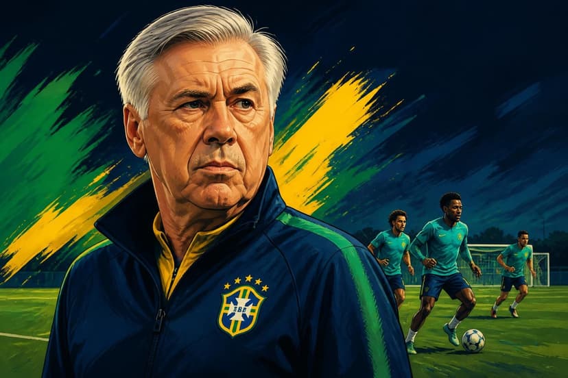 Ancelotti promete nova geração na Seleção Brasileira