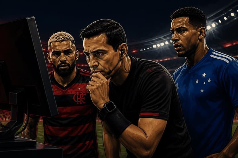 Andrés Cunha é o VAR de Flamengo x Cruzeiro