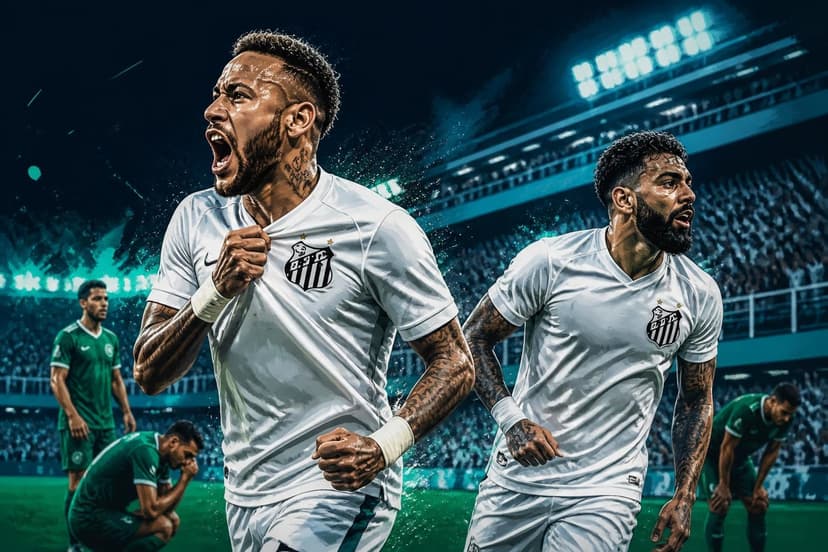 Santos escala Neymar e Gabigol contra a Chapecoense
