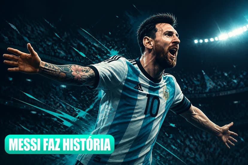 Messi faz hat-trick e Argentina vence Argélia na Copa