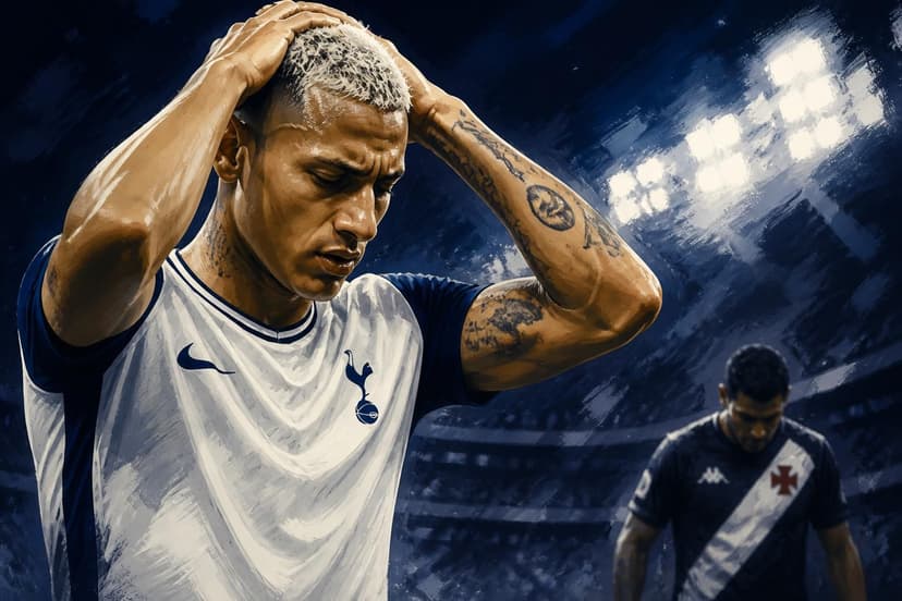 Tottenham bloqueia empréstimo de Richarlison ao Vasco por regra da Fifa
