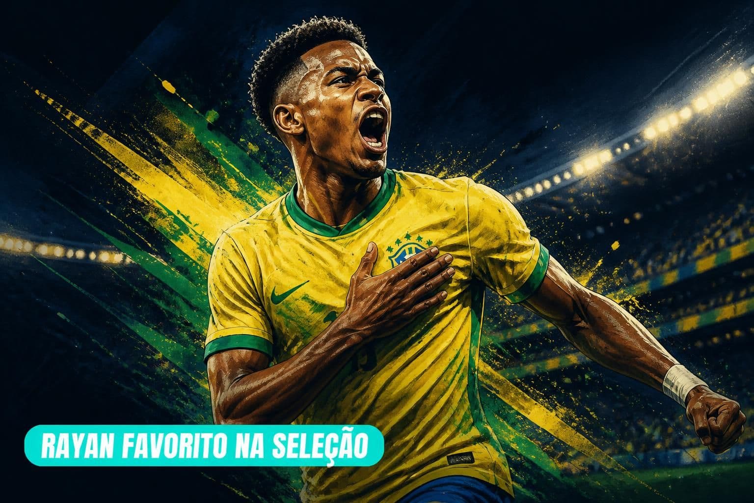Rayan disputa vaga de Raphinha na Seleção Brasileira