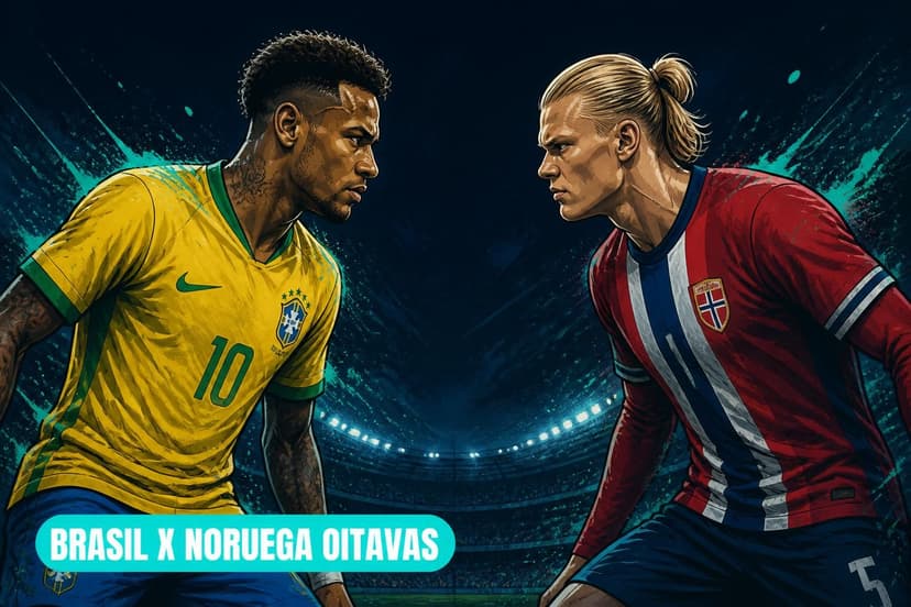 Brasil x Noruega: Quem vence nas oitavas da Copa?