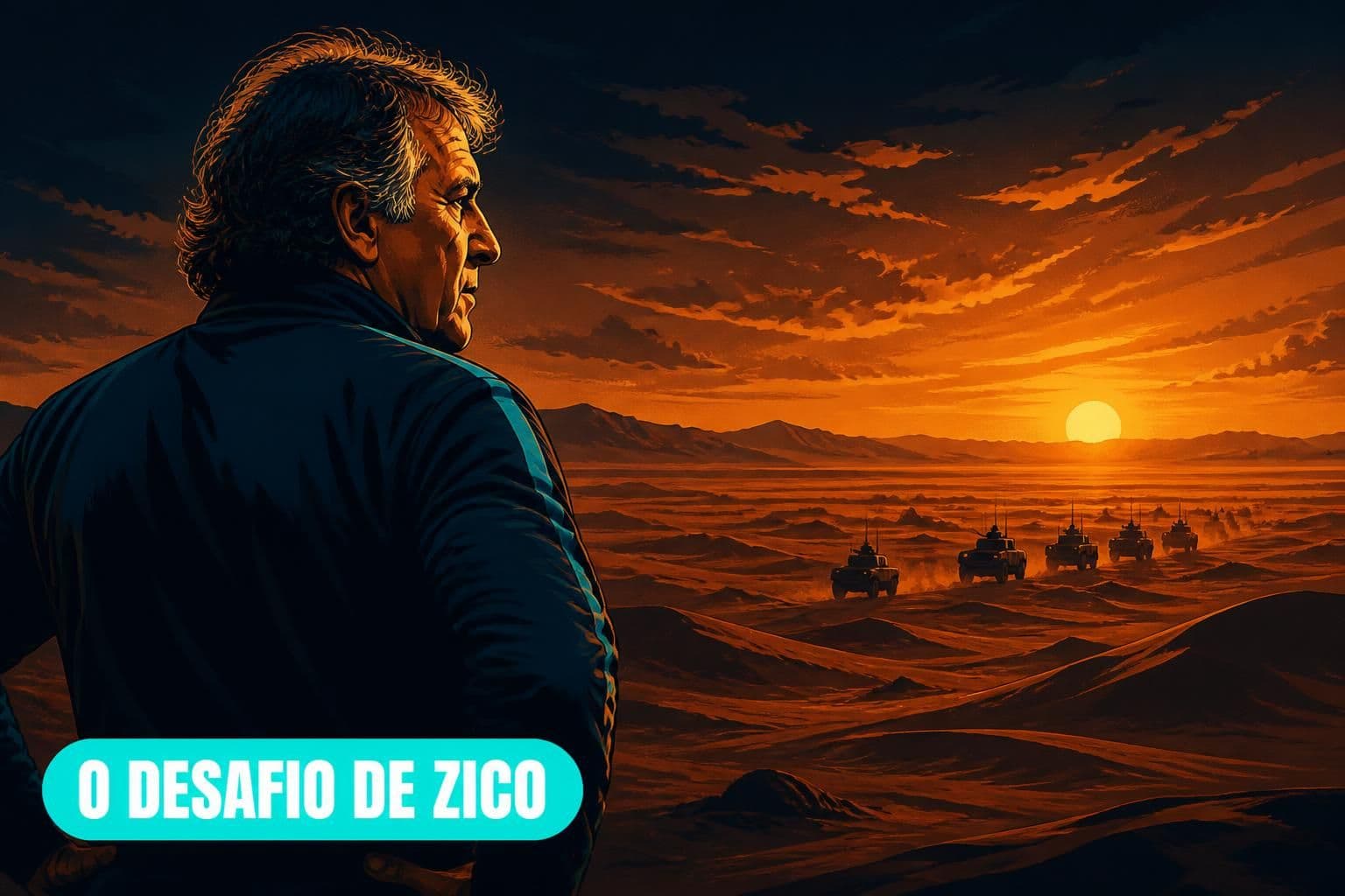 Zico e o desafio histórico no comando do Iraque