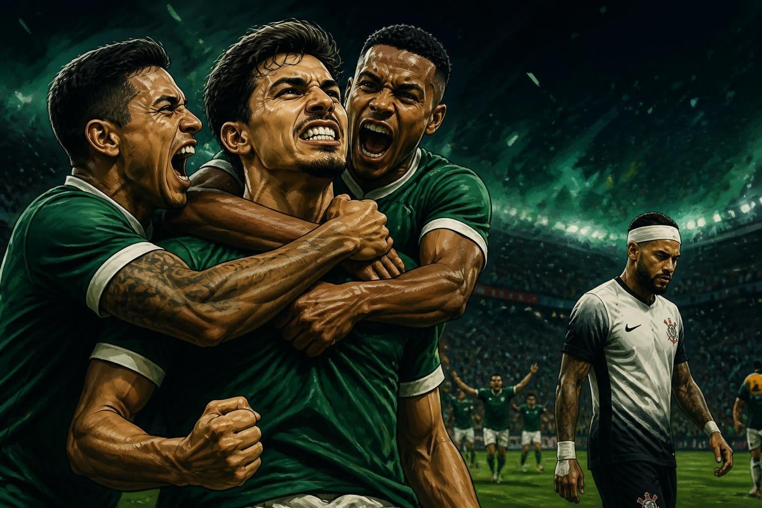 Palmeiras provoca Corinthians com música de Memphis Depay