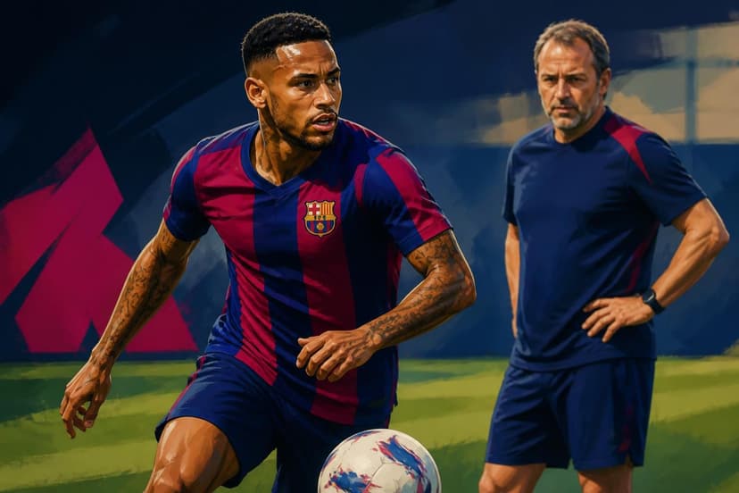 Hansi Flick elogia Gabriel Jesus e confirma adaptação no Barcelona