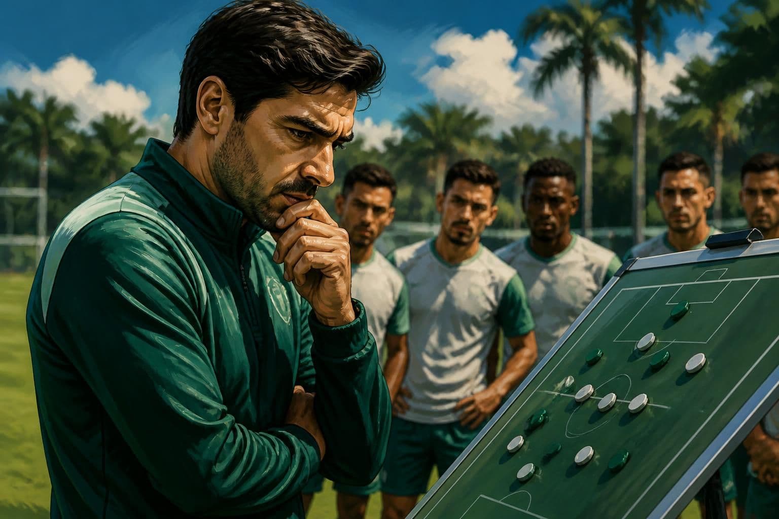 Palmeiras planeja elenco para 2027 e saídas no fim do ano