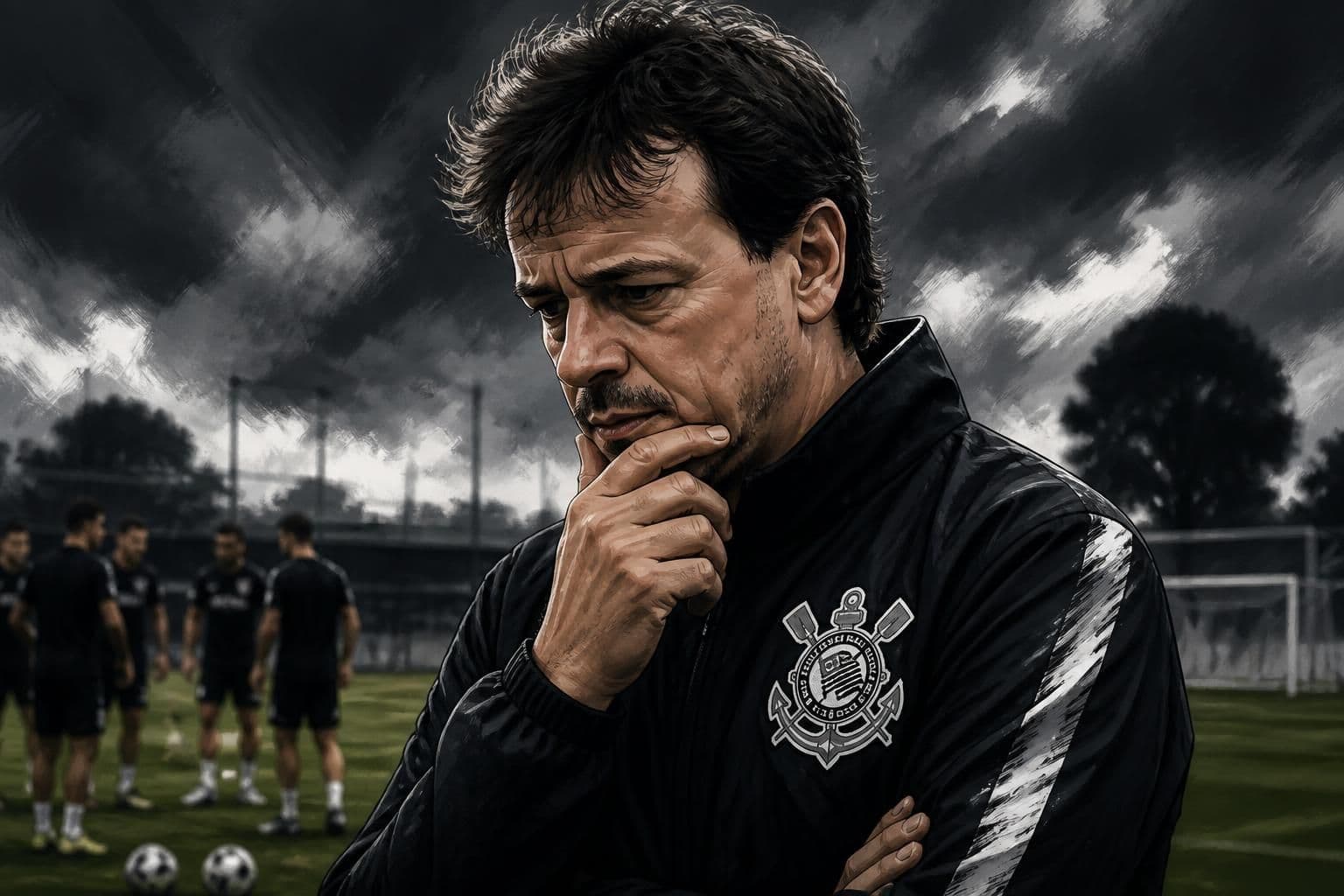 Diniz sob pressão no Corinthians após sequência de derrotas