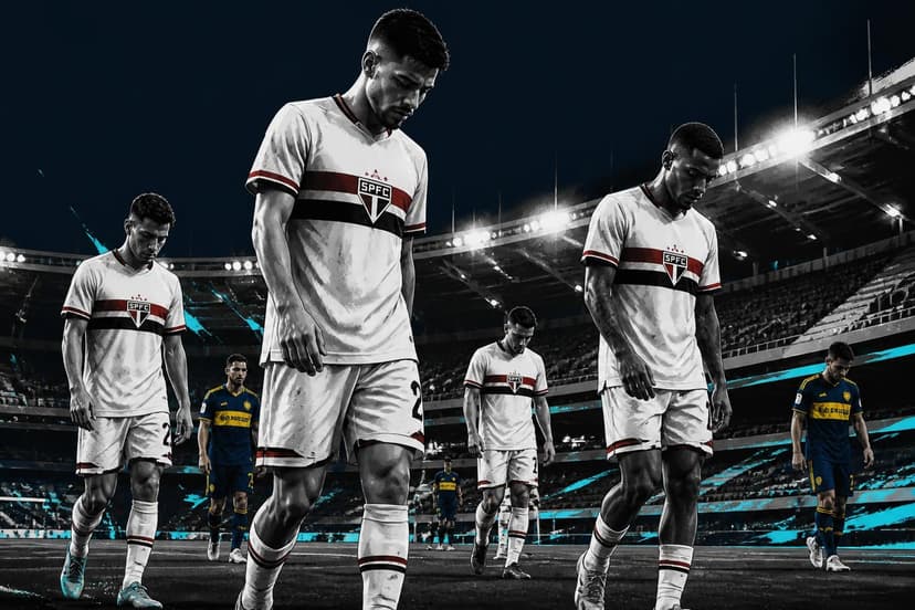 São Paulo eliminado da Sul-Americana após empate com Boca