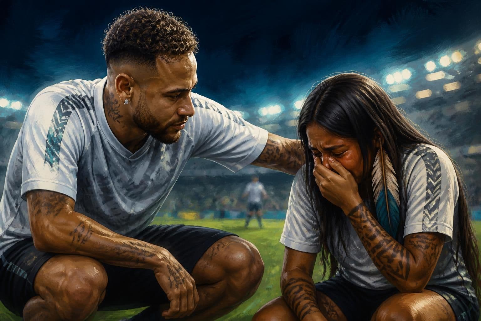 Santos e Neymar mobilizam apoio por Naty Potira