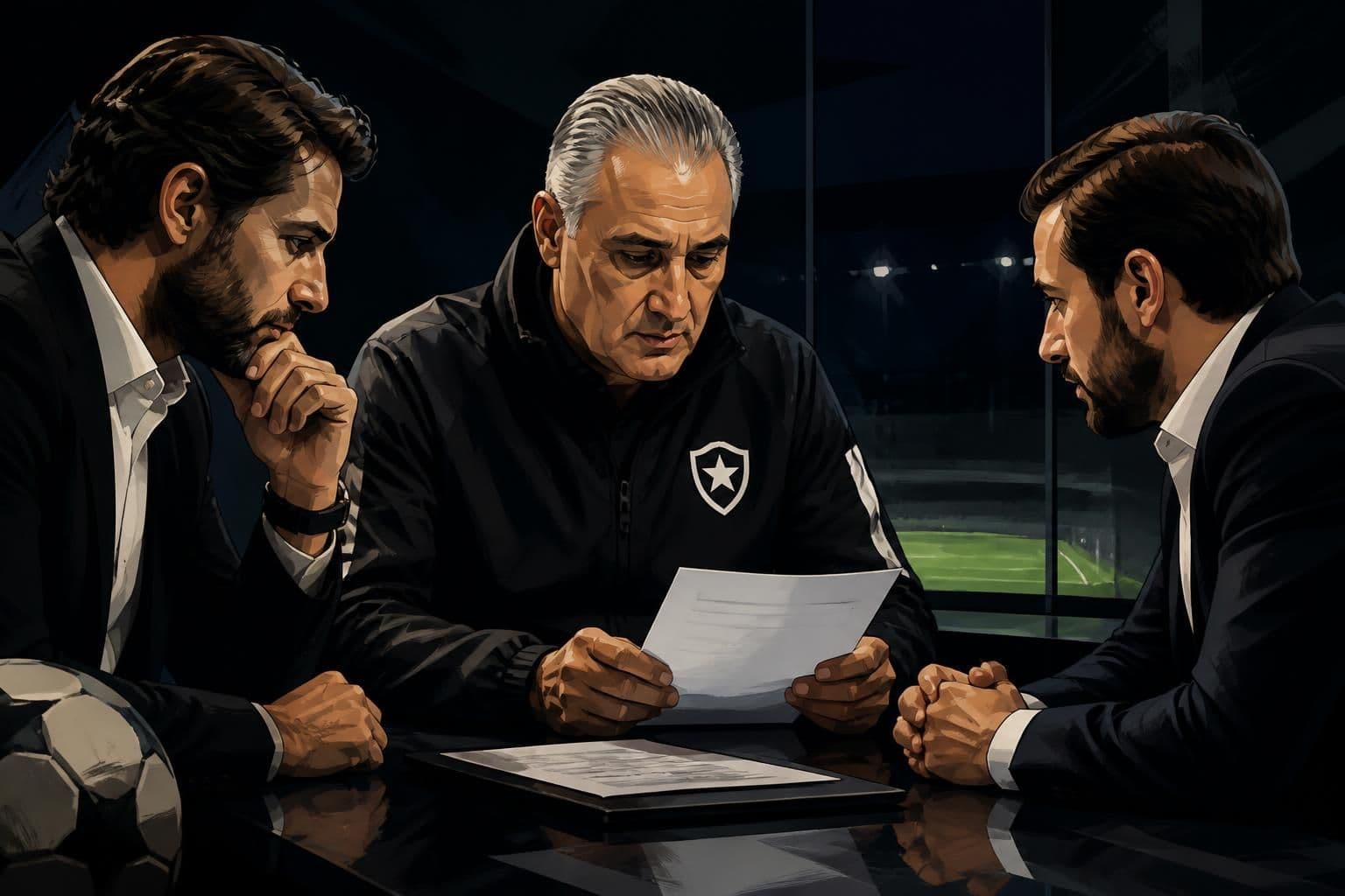Botafogo tenta contratar Tite após reunião com diretoria