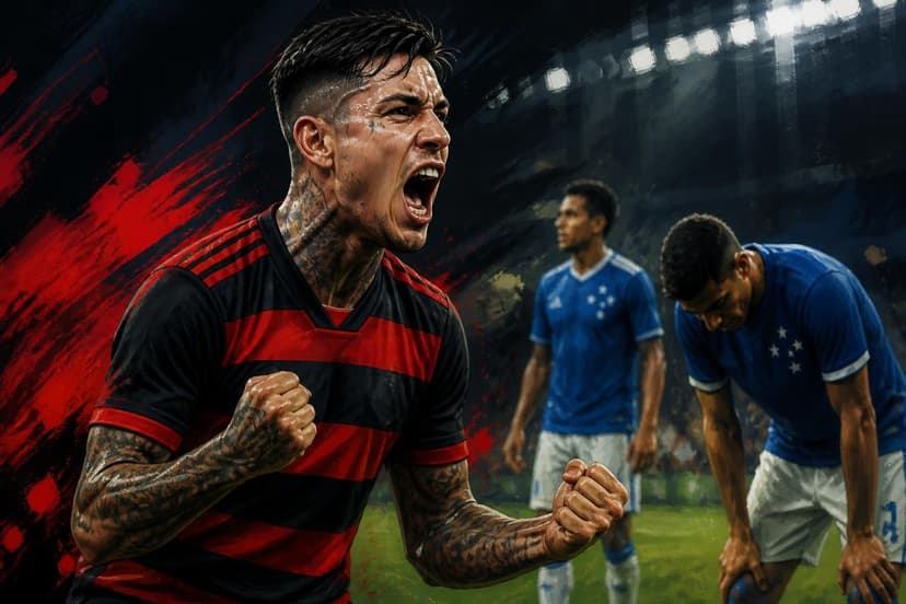 Pulgar brilha no Flamengo e aguarda renovação